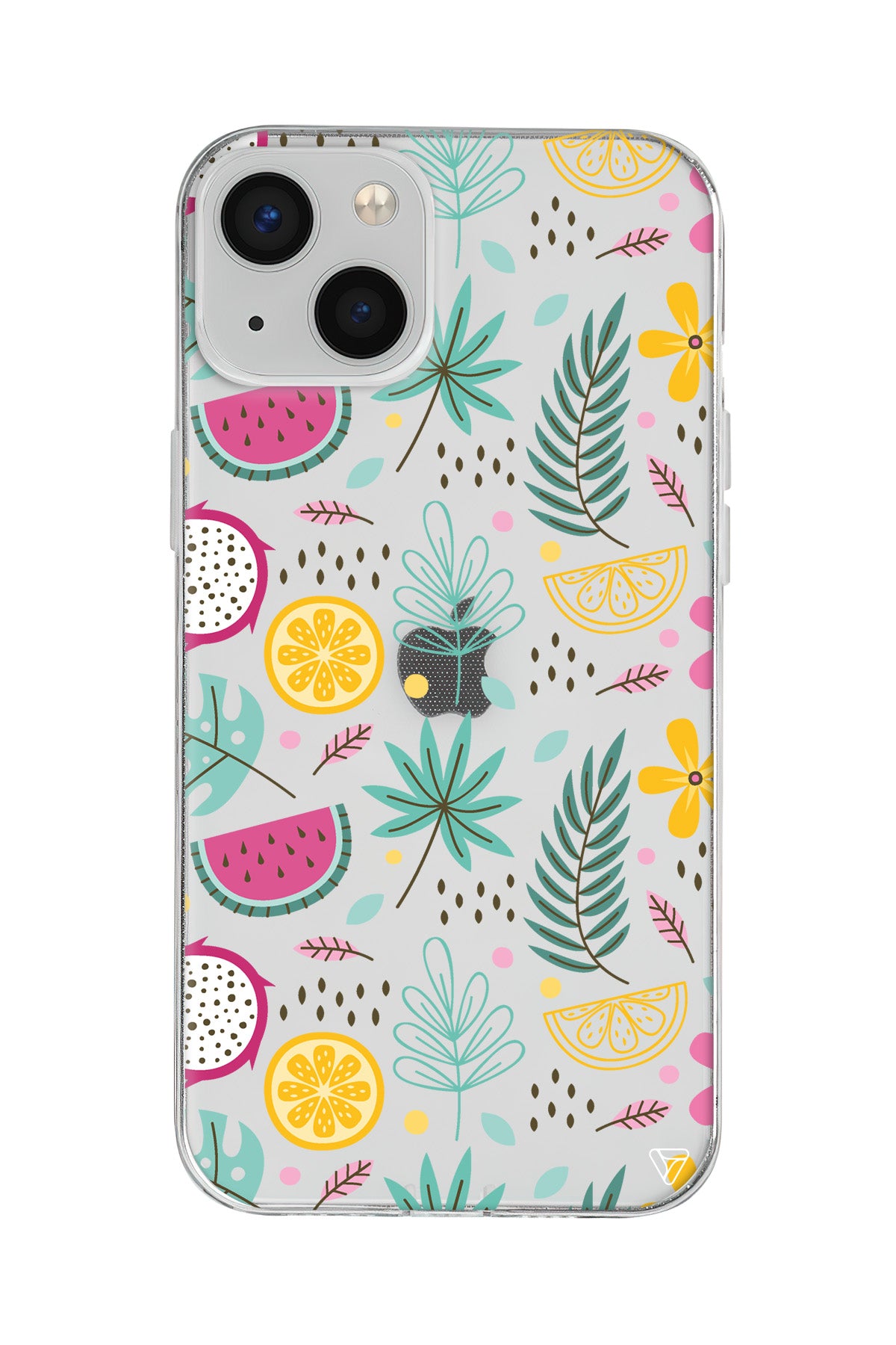 Cicekler Meyveler Lansman Model İçi Kadife Silikon Telefon Kılıfı