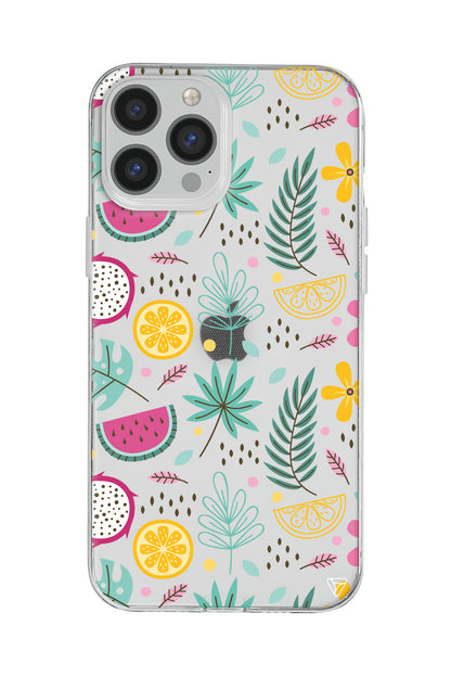 Cicekler Meyveler Lansman Model İçi Kadife Silikon Telefon Kılıfı