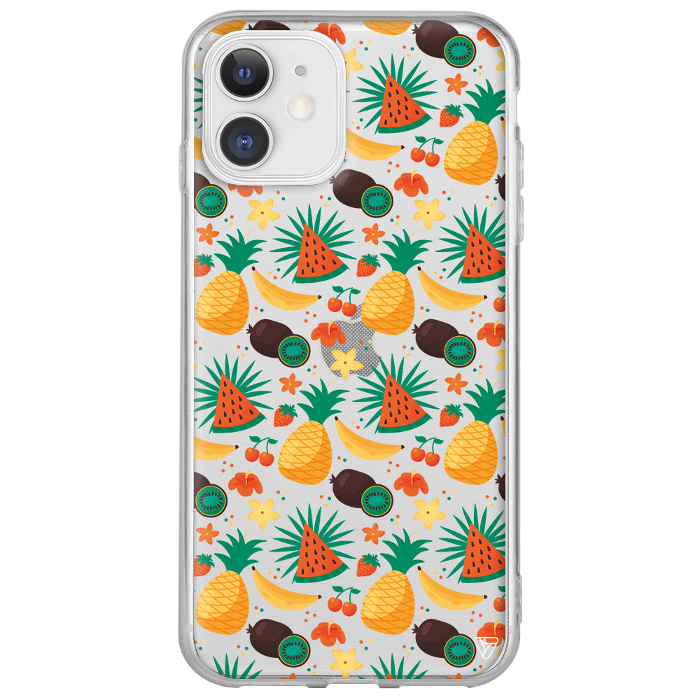 Kivili Meyveler Lansman Model İçi Kadife Silikon Telefon Kılıfı