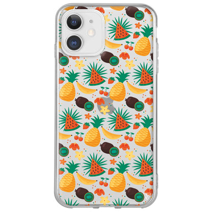 Kivili Meyveler Lansman Model İçi Kadife Silikon Telefon Kılıfı