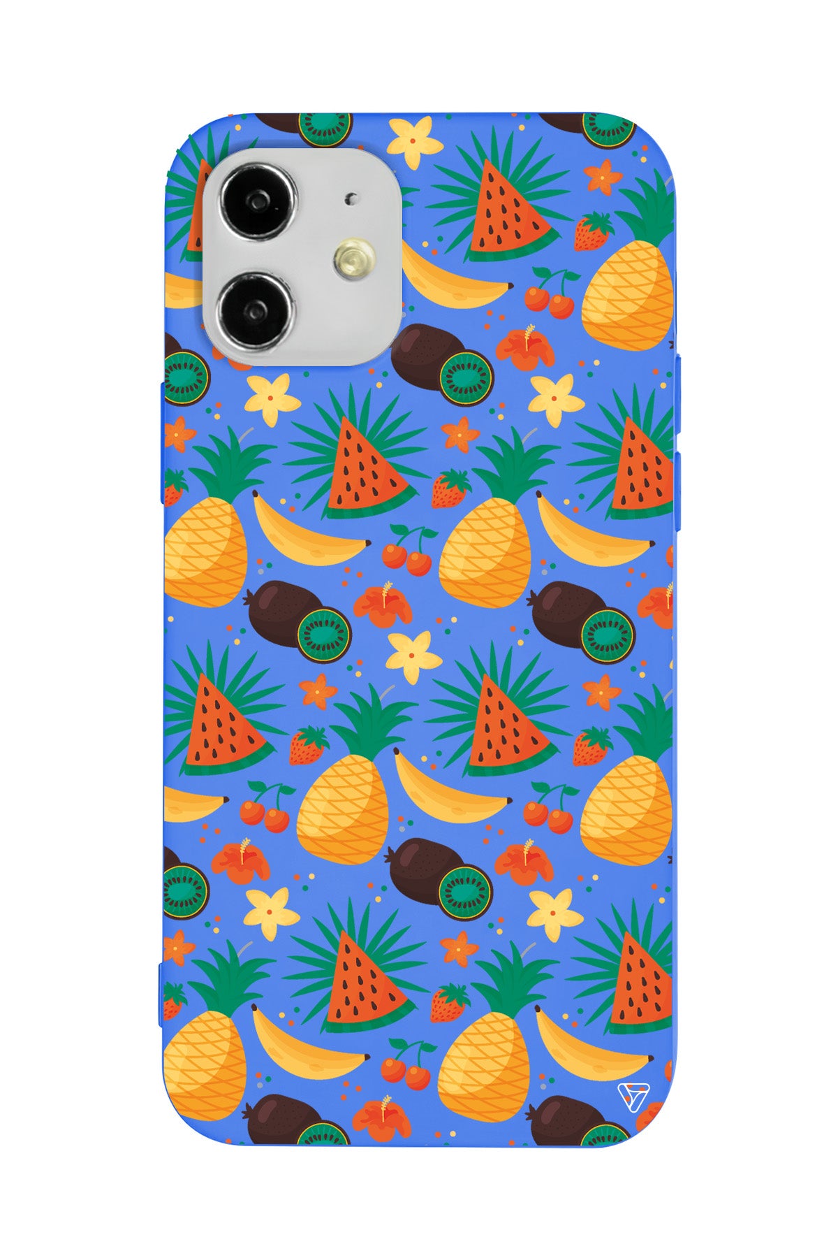 Kivili Meyveler Lansman Model İçi Kadife Silikon Telefon Kılıfı