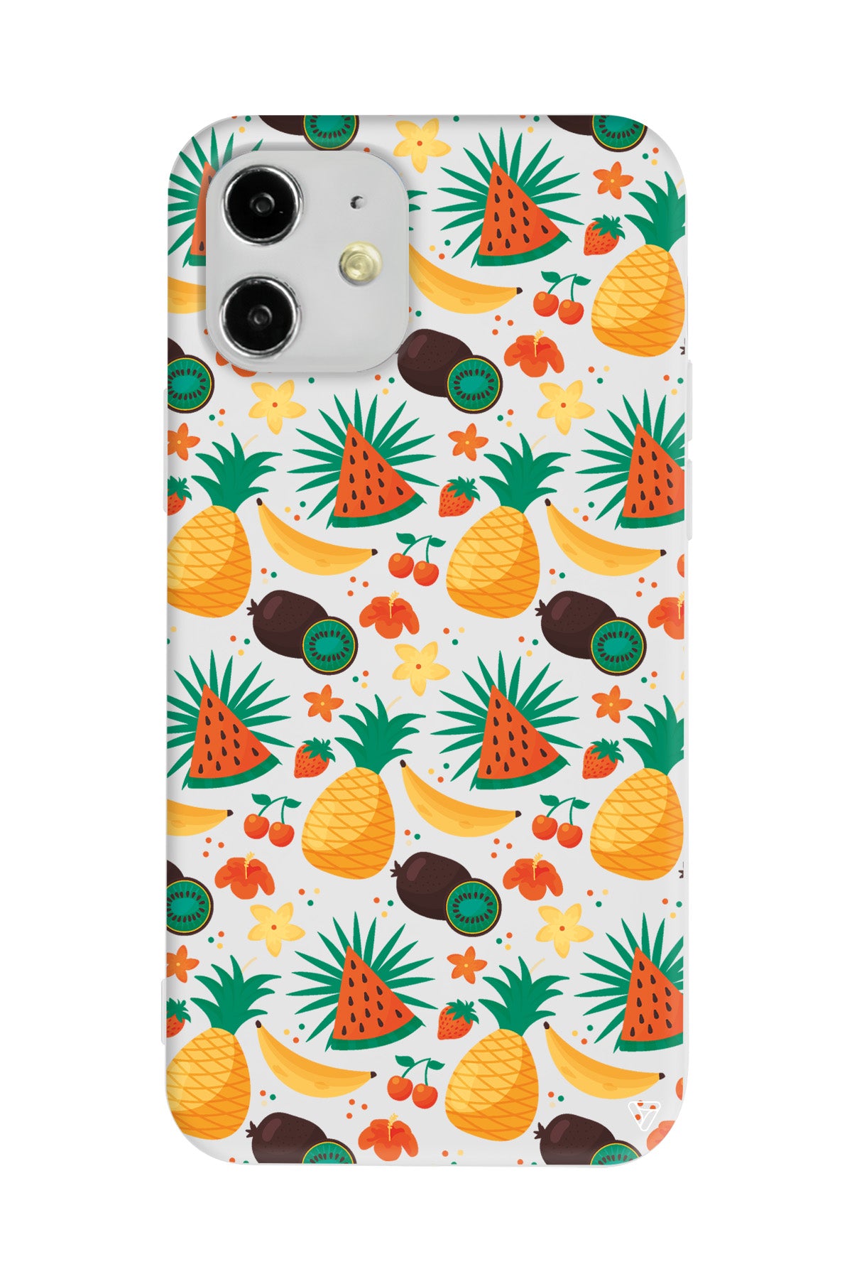 Kivili Meyveler Lansman Model İçi Kadife Silikon Telefon Kılıfı