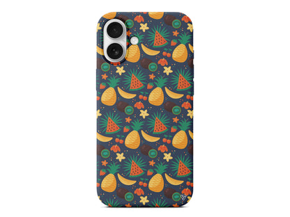 Kivili Meyveler Lansman Model İçi Kadife Silikon Telefon Kılıfı – Plus Serisine Özel