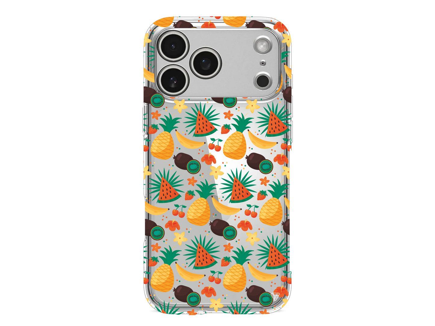 Kivili Meyveler Lansman Model İçi Kadife Silikon Telefon Kılıfı