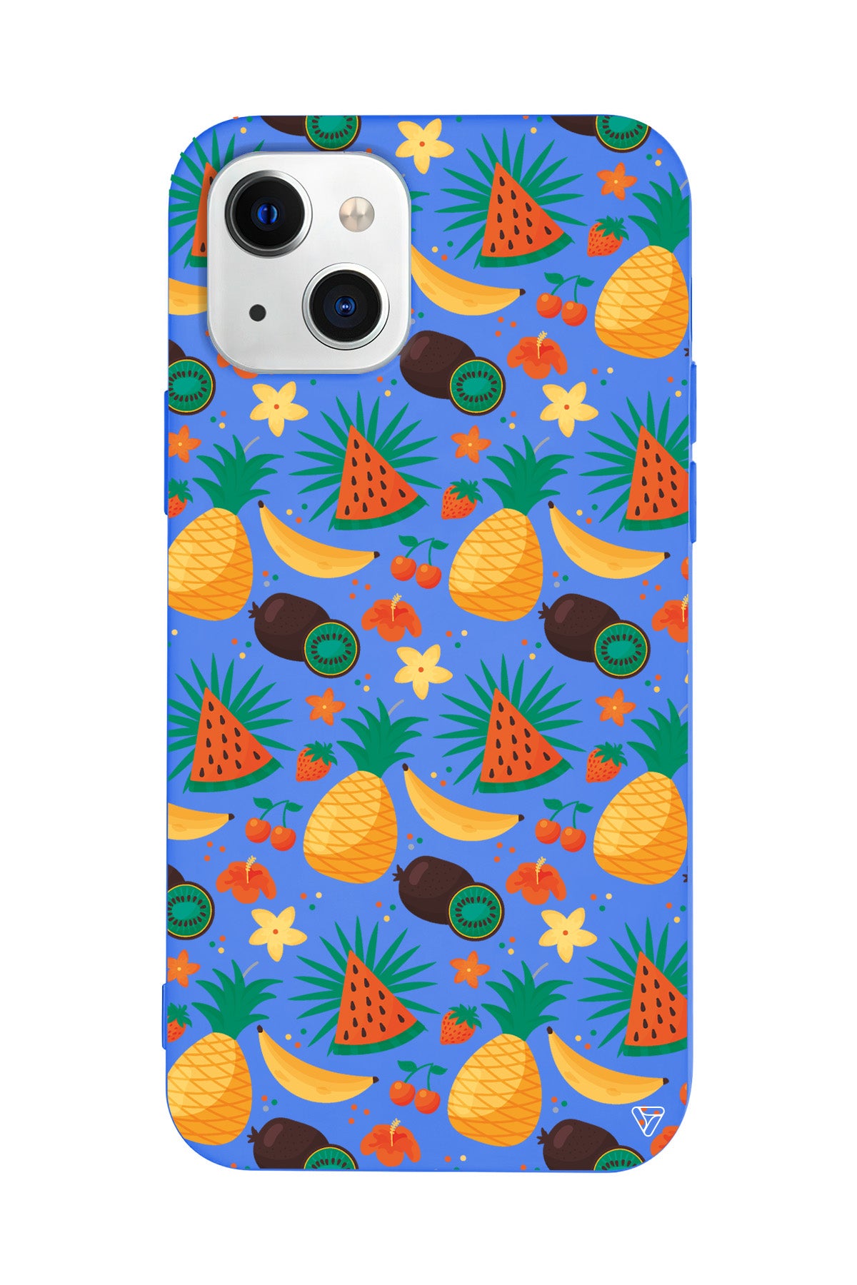 Kivili Meyveler Lansman Model İçi Kadife Silikon Telefon Kılıfı – Plus Serisine Özel