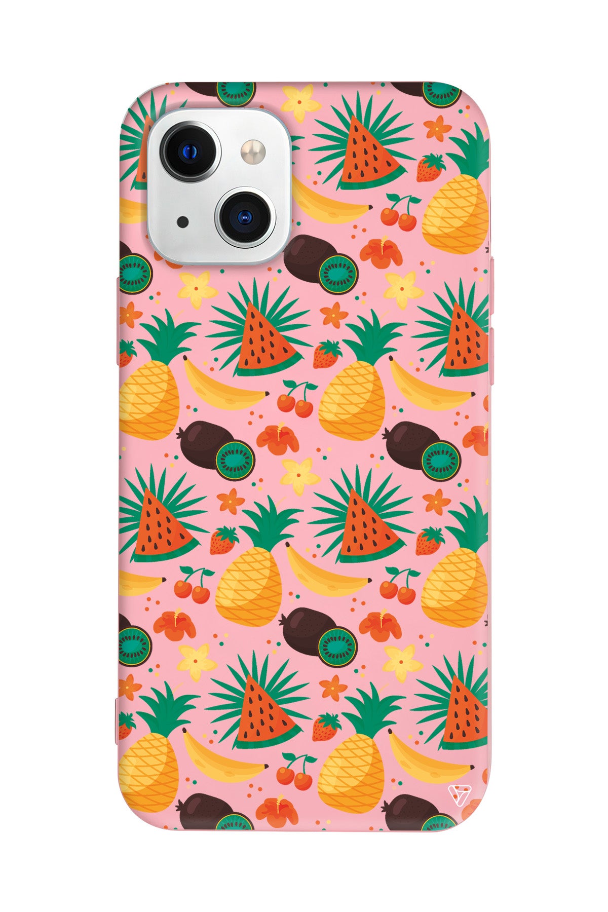 Kivili Meyveler Lansman Model İçi Kadife Silikon Telefon Kılıfı – Plus Serisine Özel