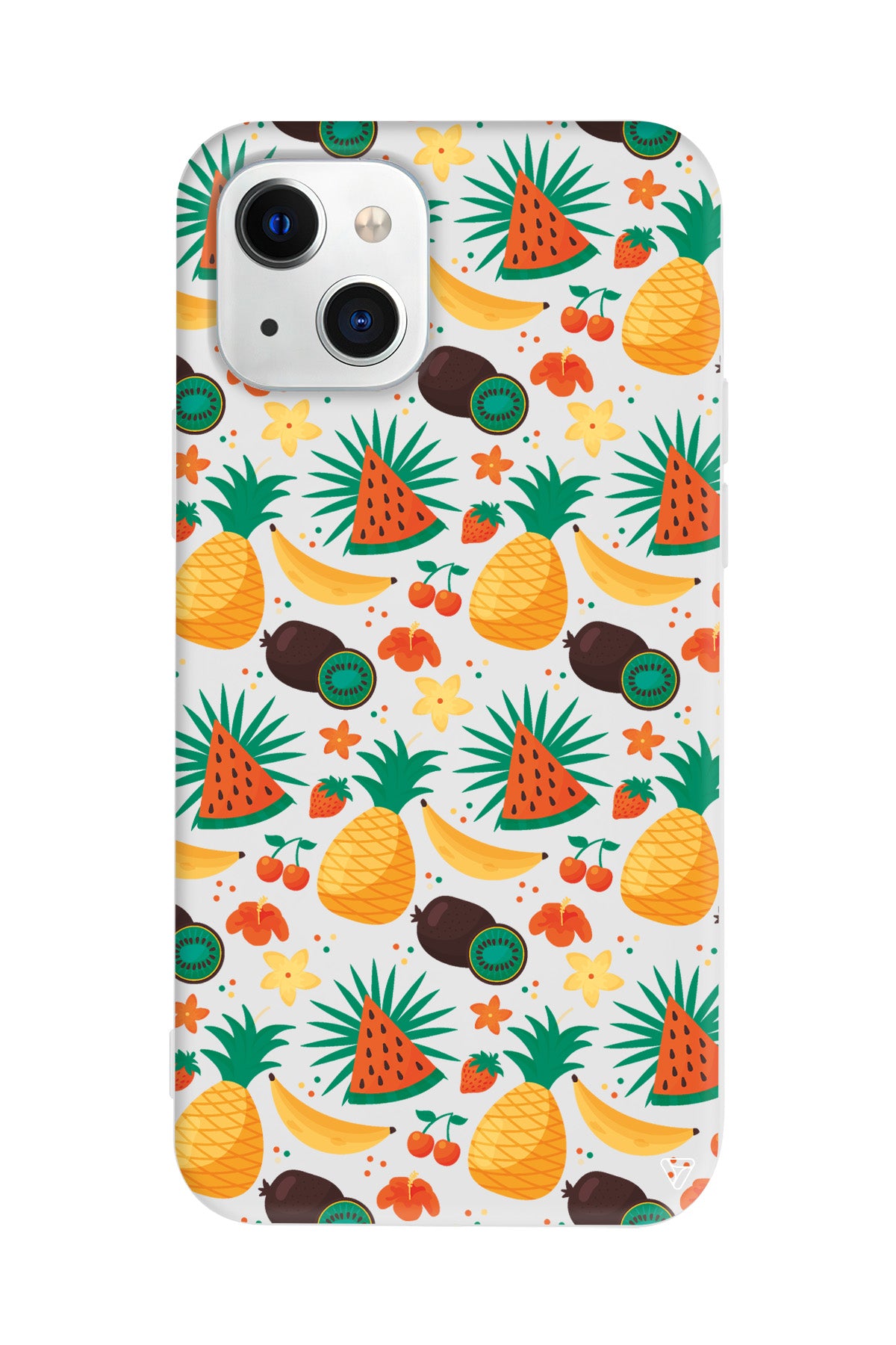 Kivili Meyveler Lansman Model İçi Kadife Silikon Telefon Kılıfı – Plus Serisine Özel