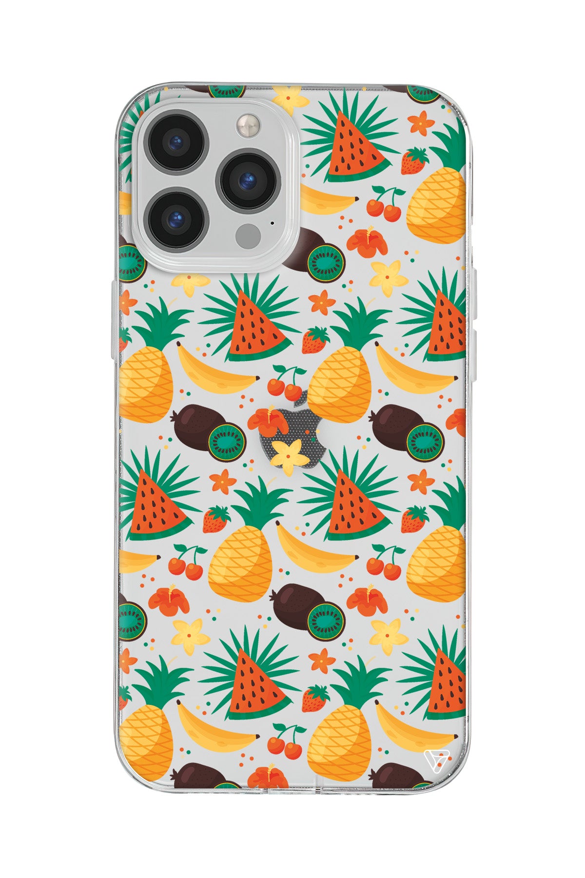 Kivili Meyveler Lansman Model İçi Kadife Silikon Telefon Kılıfı