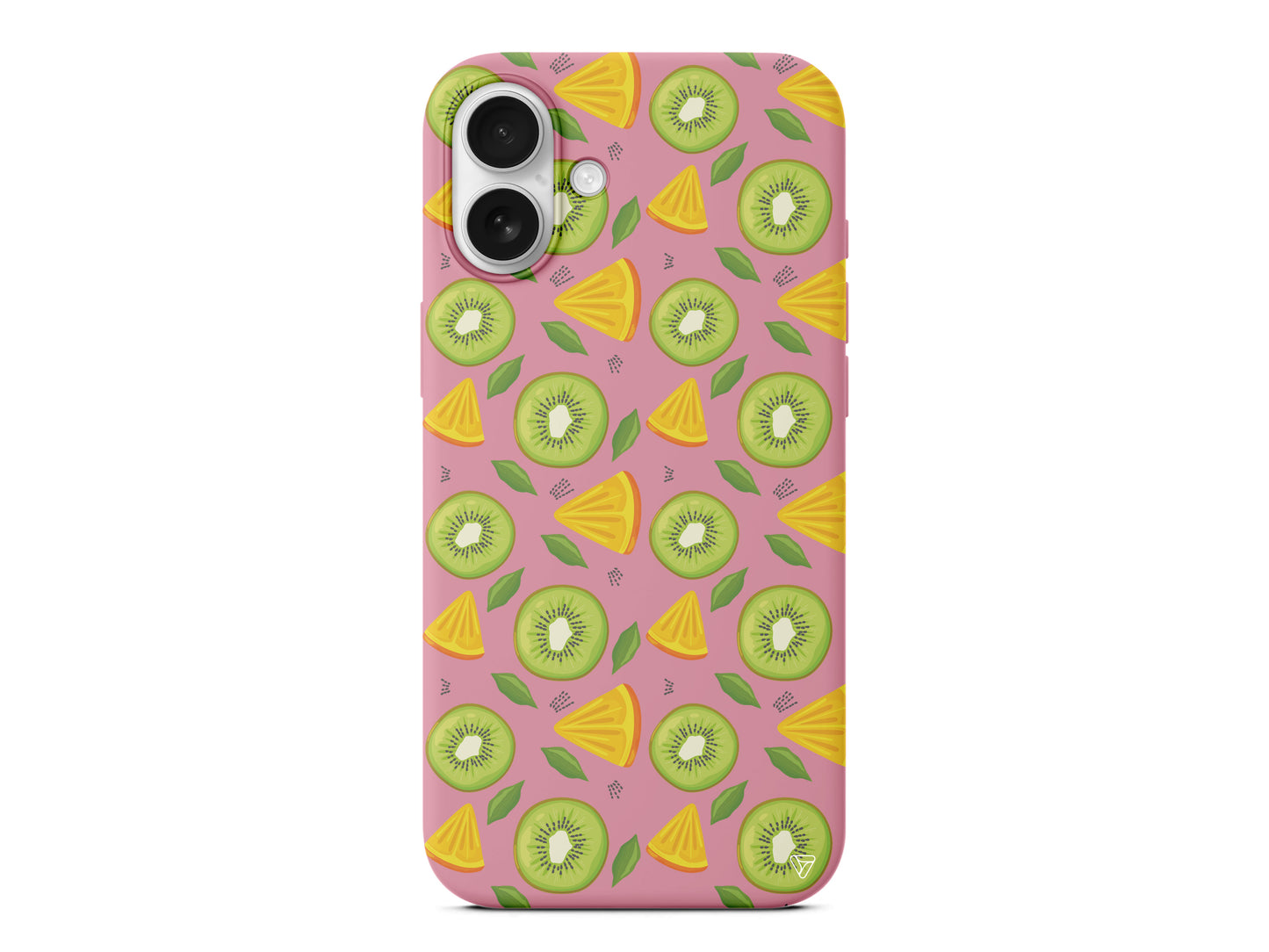 Kivi ve Portakal Lansman Model İçi Kadife Silikon Telefon Kılıfı