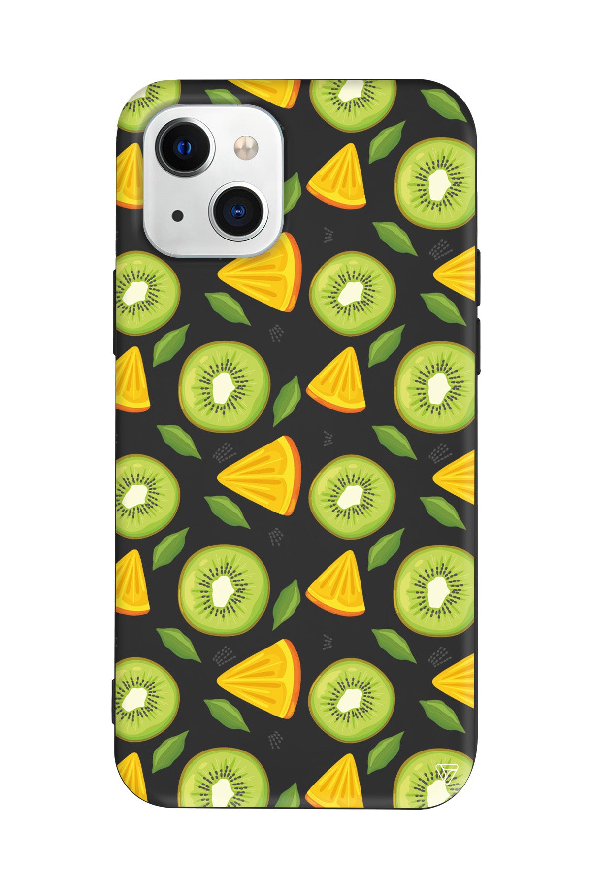 Kivi ve Portakal Lansman Model İçi Kadife Silikon Telefon Kılıfı – Plus Serisine Özel