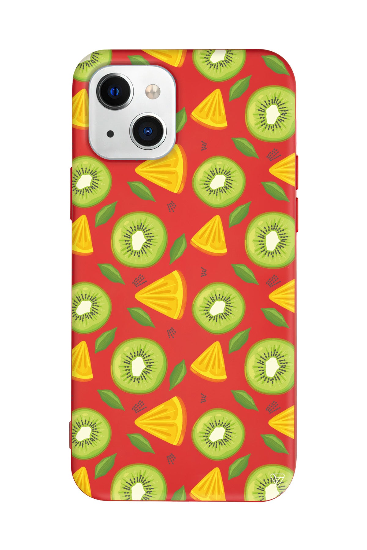 Kivi ve Portakal Lansman Model İçi Kadife Silikon Telefon Kılıfı – Plus Serisine Özel