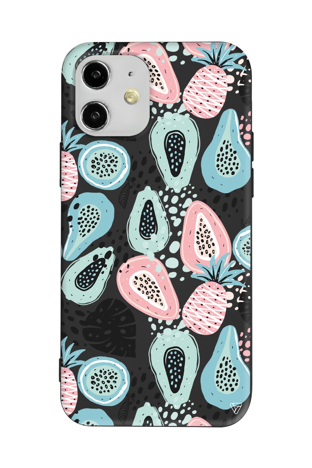 Pastel Renkler Lansman Model İçi Kadife Silikon Telefon Kılıfı