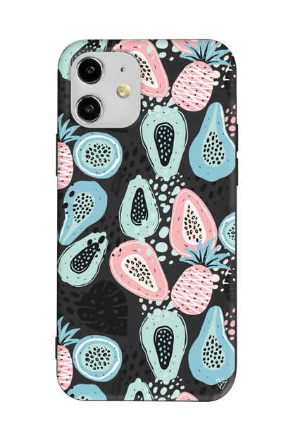 Pastel Renkler Lansman Model İçi Kadife Silikon Telefon Kılıfı