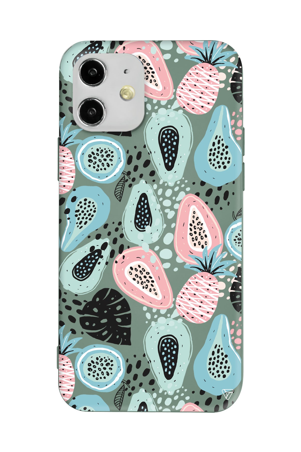 Pastel Renkler Lansman Model İçi Kadife Silikon Telefon Kılıfı