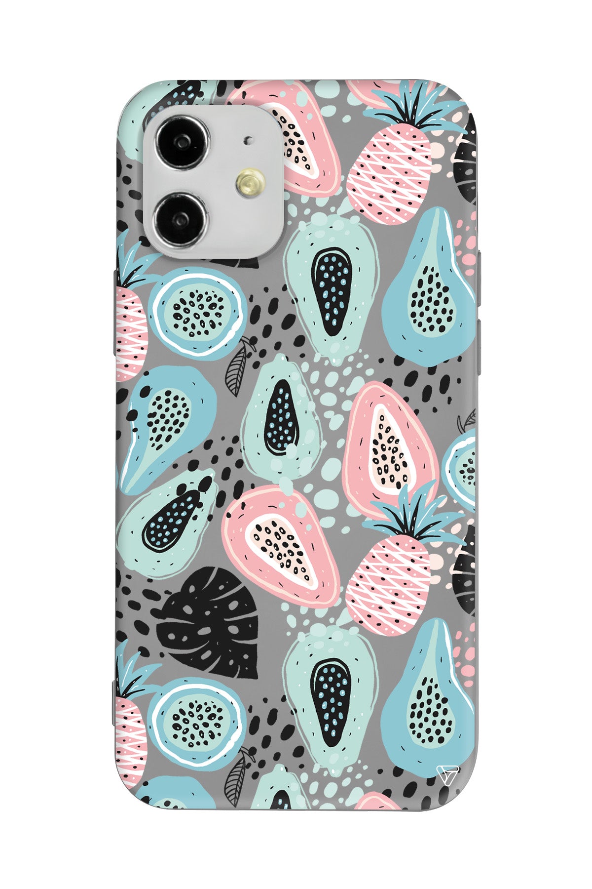 Pastel Renkler Lansman Model İçi Kadife Silikon Telefon Kılıfı