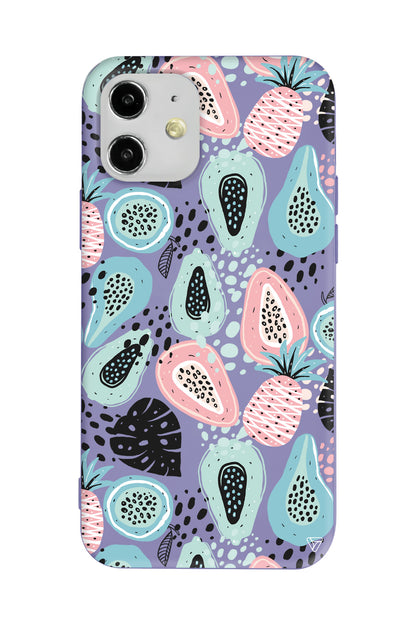 Pastel Renkler Lansman Model İçi Kadife Silikon Telefon Kılıfı