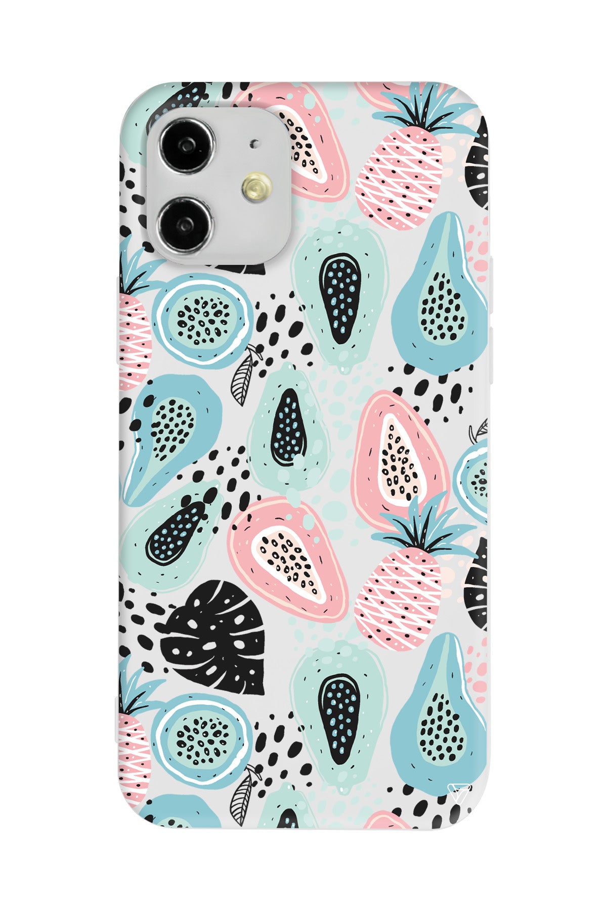 Pastel Renkler Lansman Model İçi Kadife Silikon Telefon Kılıfı