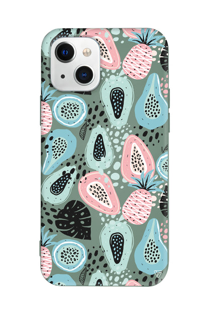 Pastel Renkler Lansman Model İçi Kadife Silikon Telefon Kılıfı