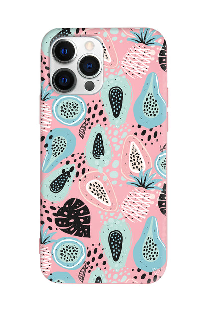 Pastel Renkler Lansman Model İçi Kadife Silikon Telefon Kılıfı