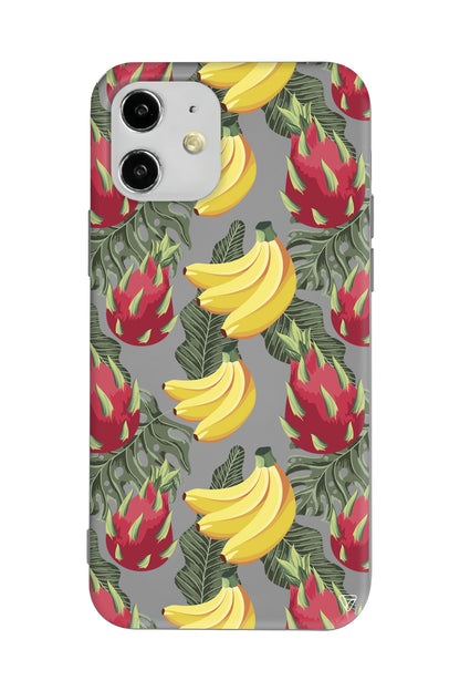 Muz Lansman Model İçi Kadife Silikon Telefon Kılıfı