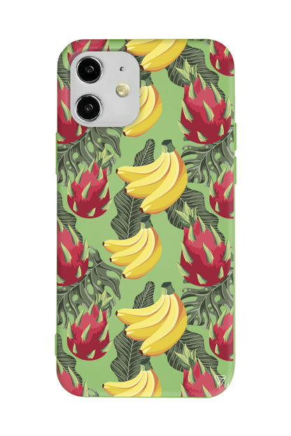 Muz Lansman Model İçi Kadife Silikon Telefon Kılıfı