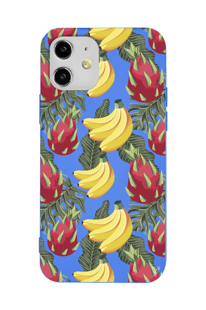 Muz Lansman Model İçi Kadife Silikon Telefon Kılıfı