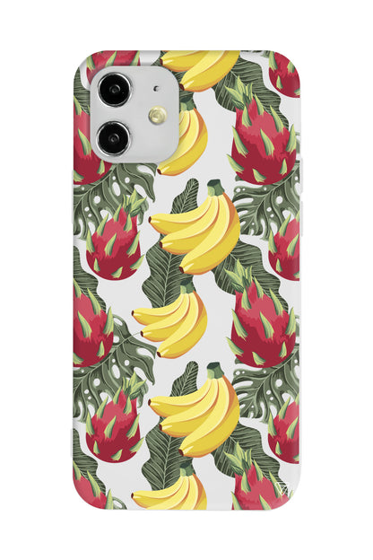 Muz Lansman Model İçi Kadife Silikon Telefon Kılıfı