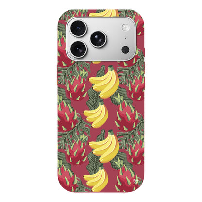 Muz Lansman Model İçi Kadife Silikon Telefon Kılıfı