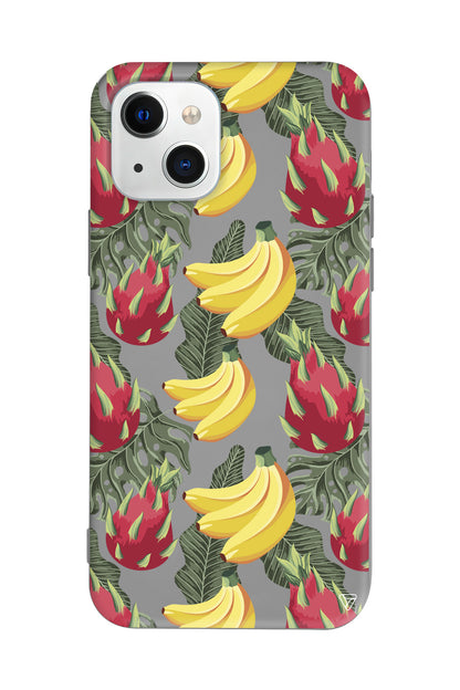 Muz Lansman Model İçi Kadife Silikon Telefon Kılıfı