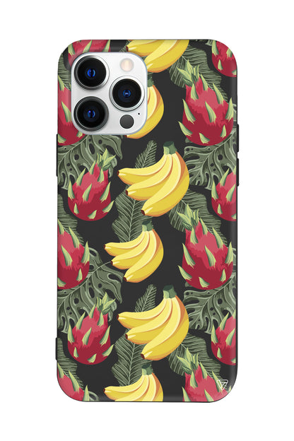 Muz Lansman Model İçi Kadife Silikon Telefon Kılıfı