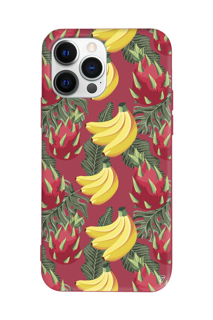 Muz Lansman Model İçi Kadife Silikon Telefon Kılıfı