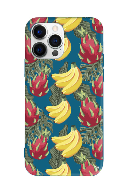 Muz Lansman Model İçi Kadife Silikon Telefon Kılıfı