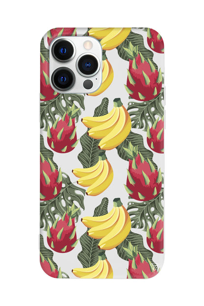 Muz Lansman Model İçi Kadife Silikon Telefon Kılıfı