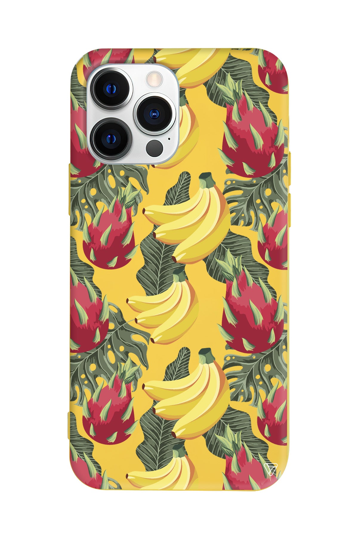 Muz Lansman Model İçi Kadife Silikon Telefon Kılıfı