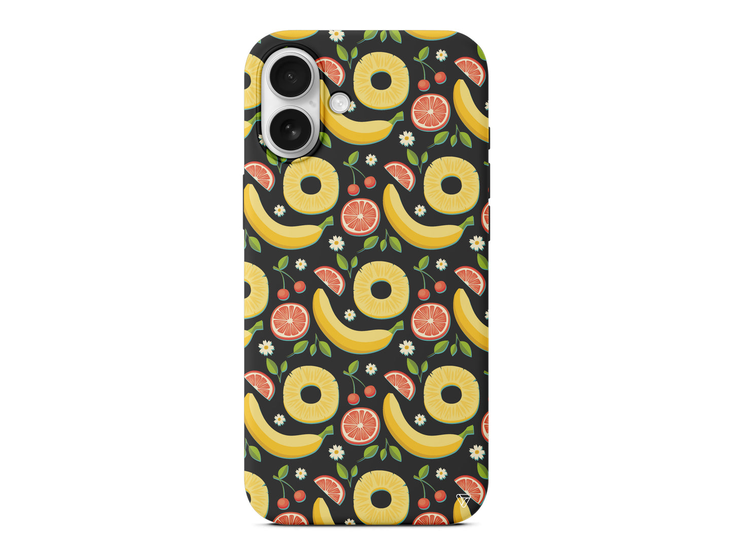 Muz Greyfurt Lansman Model İçi Kadife Silikon Telefon Kılıfı