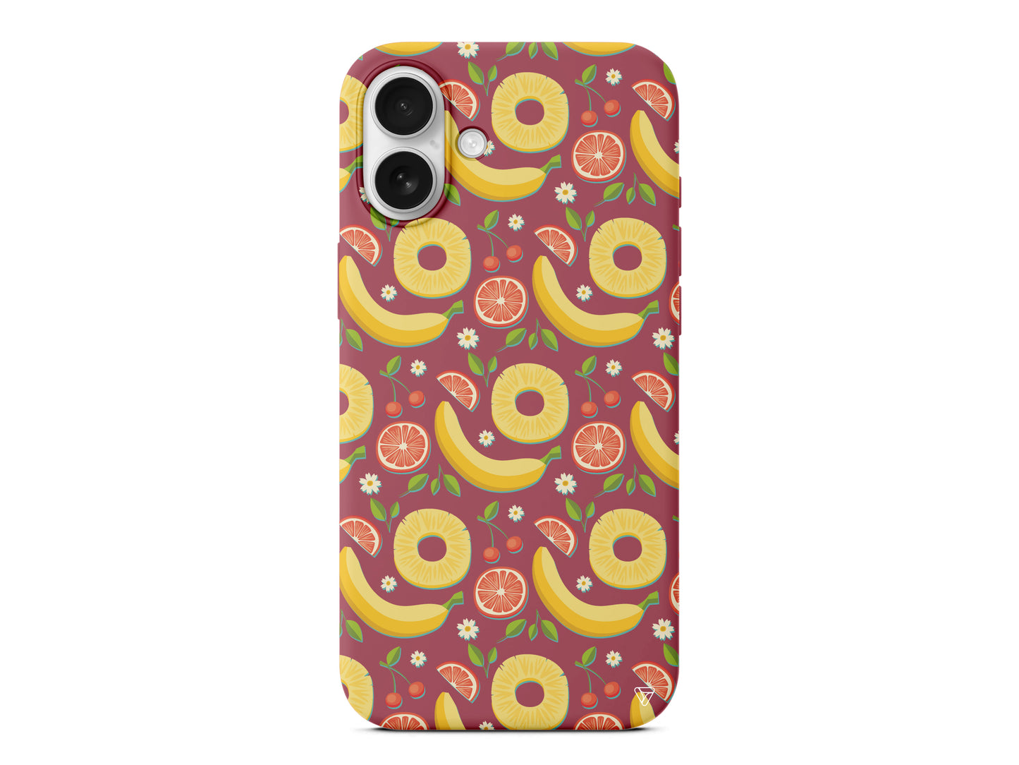 Muz Greyfurt Lansman Model İçi Kadife Silikon Telefon Kılıfı