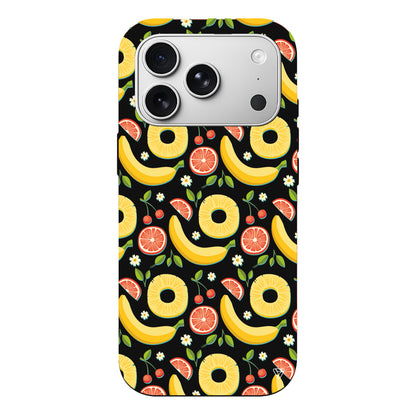 Muz Greyfurt Lansman Model İçi Kadife Silikon Telefon Kılıfı