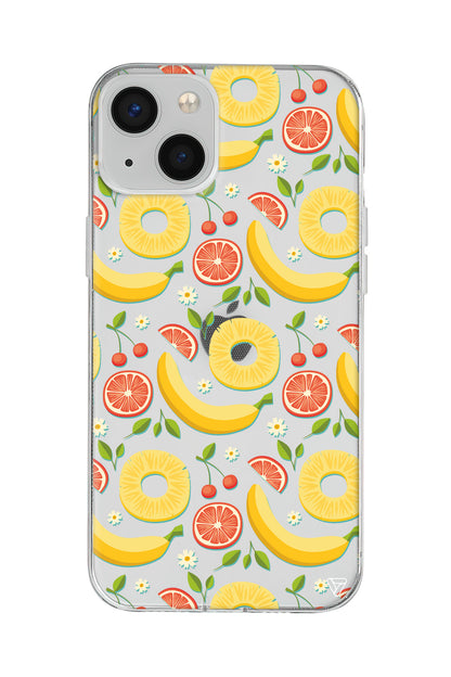 Muz Greyfurt Lansman Model İçi Kadife Silikon Telefon Kılıfı – Plus Serisine Özel