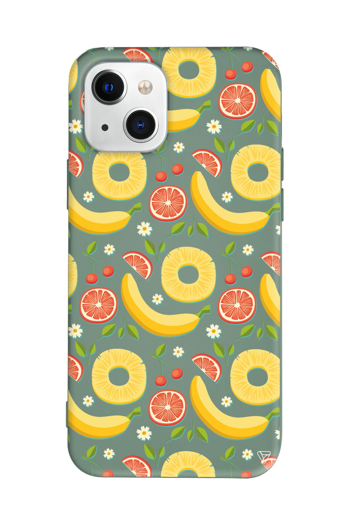 Muz Greyfurt Lansman Model İçi Kadife Silikon Telefon Kılıfı – Plus Serisine Özel