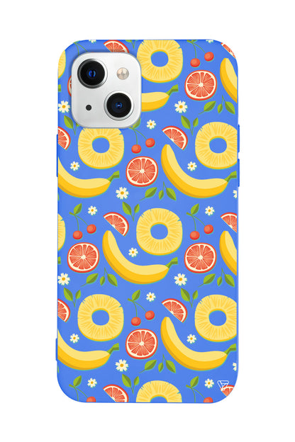 Muz Greyfurt Lansman Model İçi Kadife Silikon Telefon Kılıfı