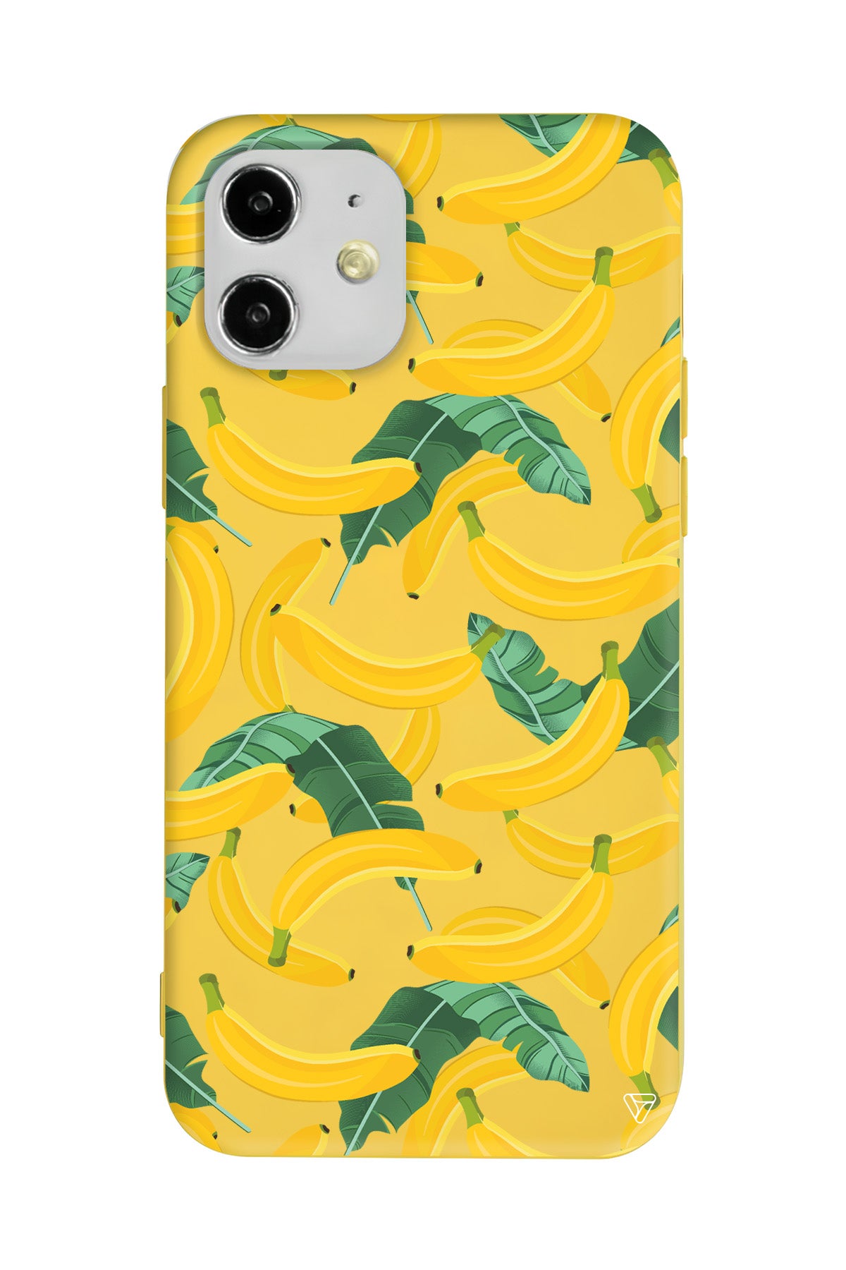 Muz Bahcesi Lansman Model İçi Kadife Silikon Telefon Kılıfı