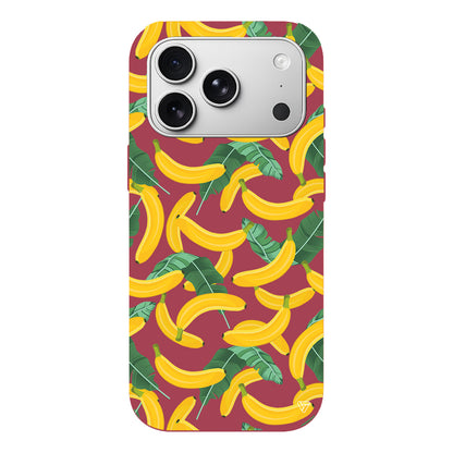 Muz Bahcesi Lansman Model İçi Kadife Silikon Telefon Kılıfı