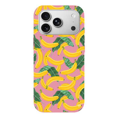 Muz Bahcesi Lansman Model İçi Kadife Silikon Telefon Kılıfı