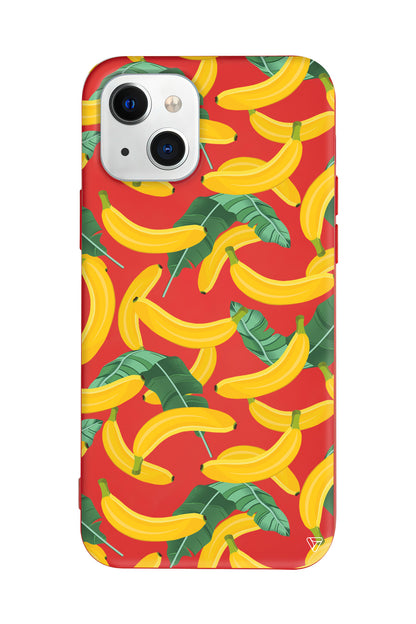 Muz Bahcesi Lansman Model İçi Kadife Silikon Telefon Kılıfı – Plus Serisine Özel