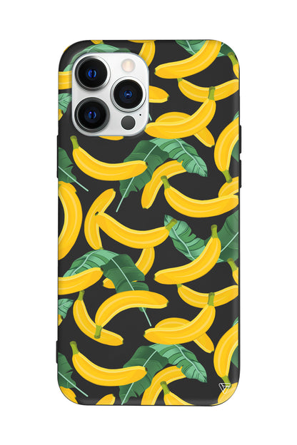 Muz Bahcesi Lansman Model İçi Kadife Silikon Telefon Kılıfı