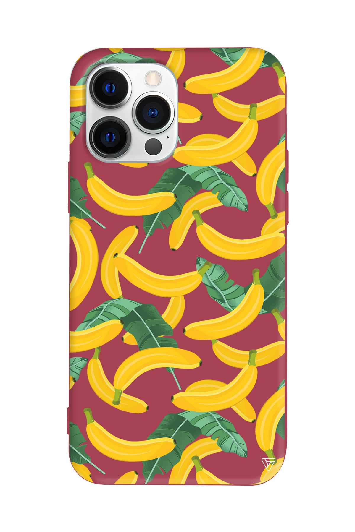 Muz Bahcesi Lansman Model İçi Kadife Silikon Telefon Kılıfı