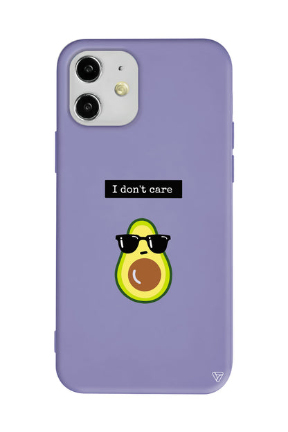 Thug Avokado Lansman Model İçi Kadife Silikon Telefon Kılıfı