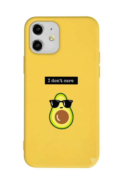 Thug Avokado Lansman Model İçi Kadife Silikon Telefon Kılıfı