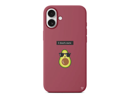 Thug Avokado Lansman Model İçi Kadife Silikon Telefon Kılıfı – Plus Serisine Özel