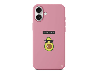 Thug Avokado Lansman Model İçi Kadife Silikon Telefon Kılıfı